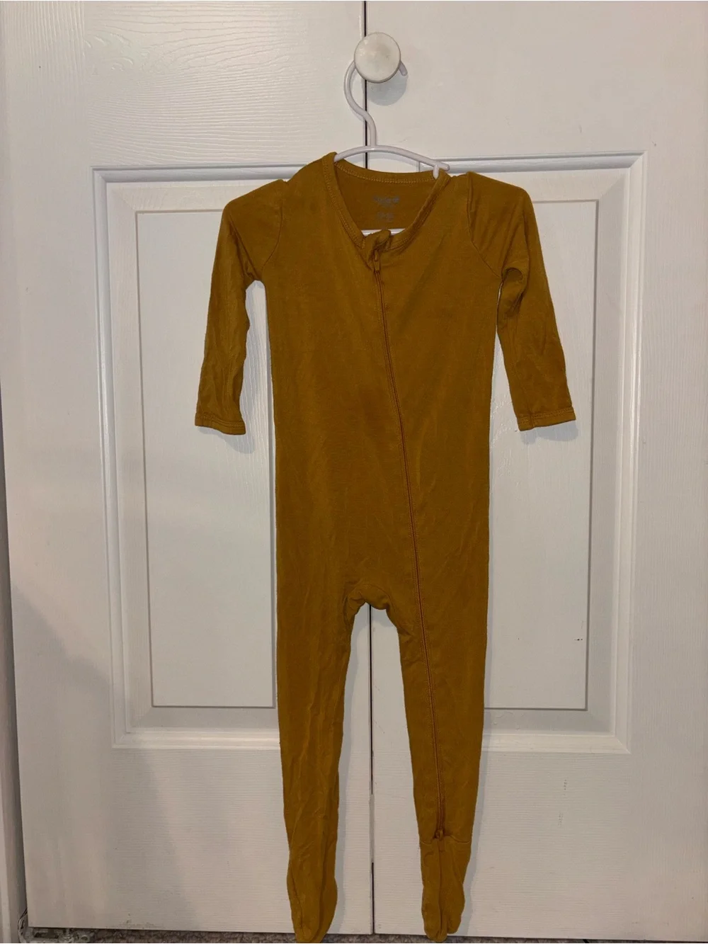 Kyte Baby Zippered Footie in Marigold / 18-24 months